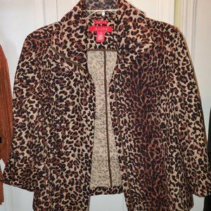Animal Print Jacket ALine  Size 18